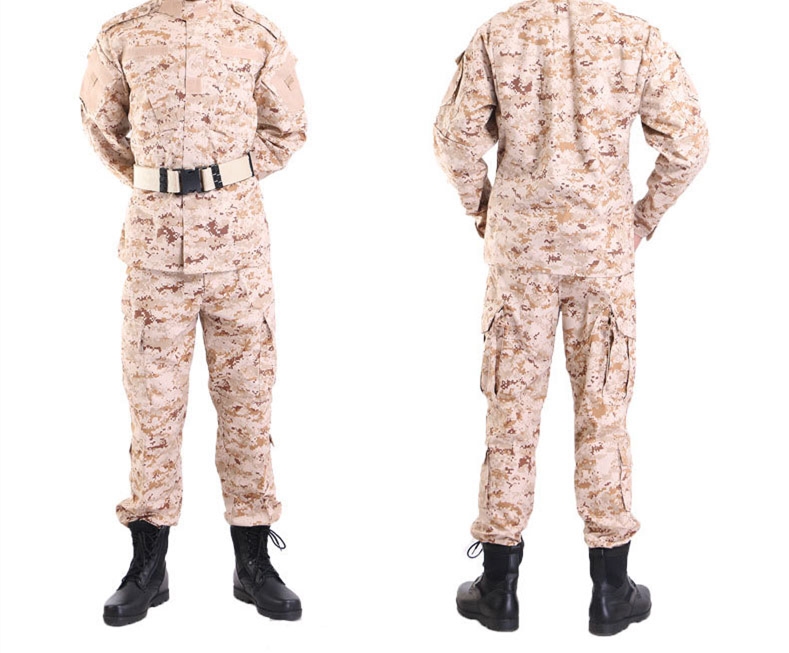 Immediate Delivery Stock Fast Wholesale Army Cloth Desert military camouflage uniform khaki army uniform acu military uniform