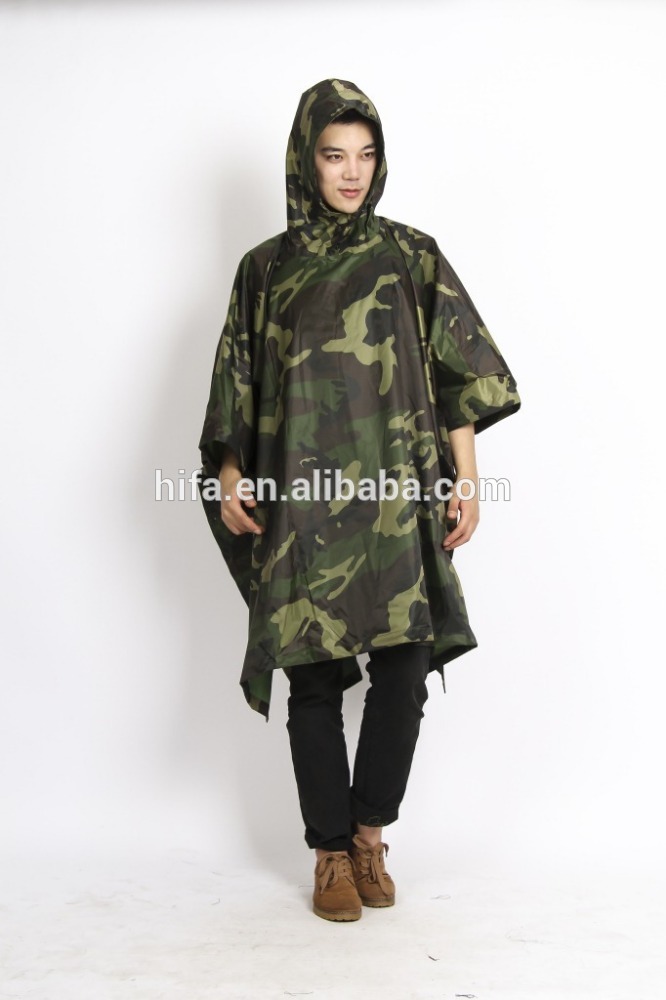 military camouflage Poncho Water Proof Military Rain Poncho Raincoat army and police Poncho professional
