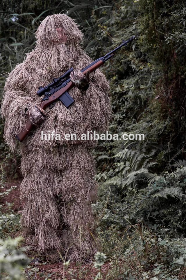 Hunting Leaf Ghillie Suit/ CS hunting blind suit/camouflage blinds