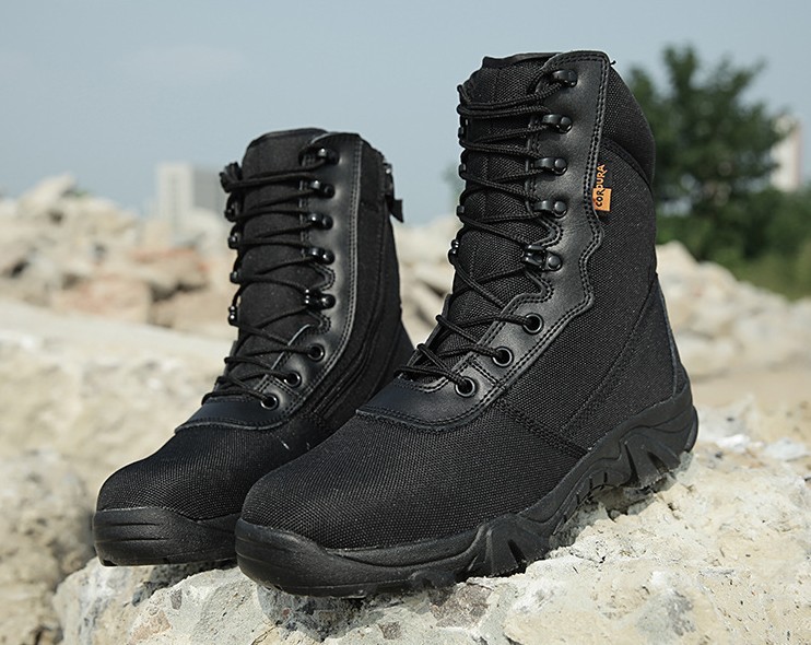 Outdoor Hard-Wearing combat military boots camo boots waterproof non-slip