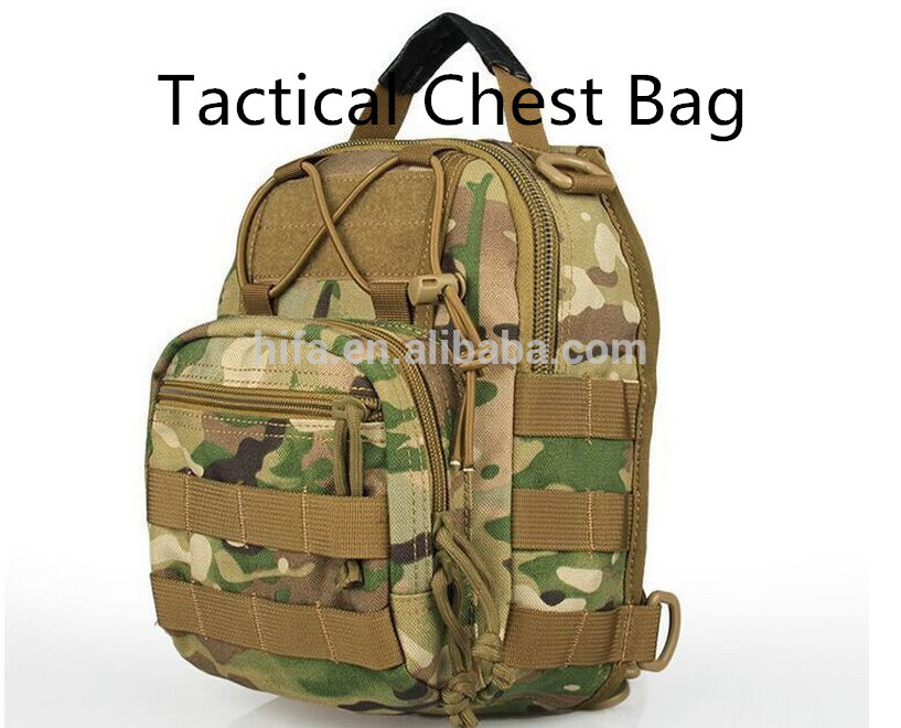 New outdoor tactical messenger chest bag ,600D nylon assault Mini tactical pocket, unisex hiking shoulder travel bags