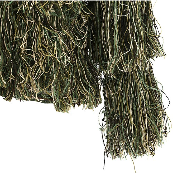 Durable Forest Yowie Sniper Suit 3D Camo Ghillie Suit for Hunting