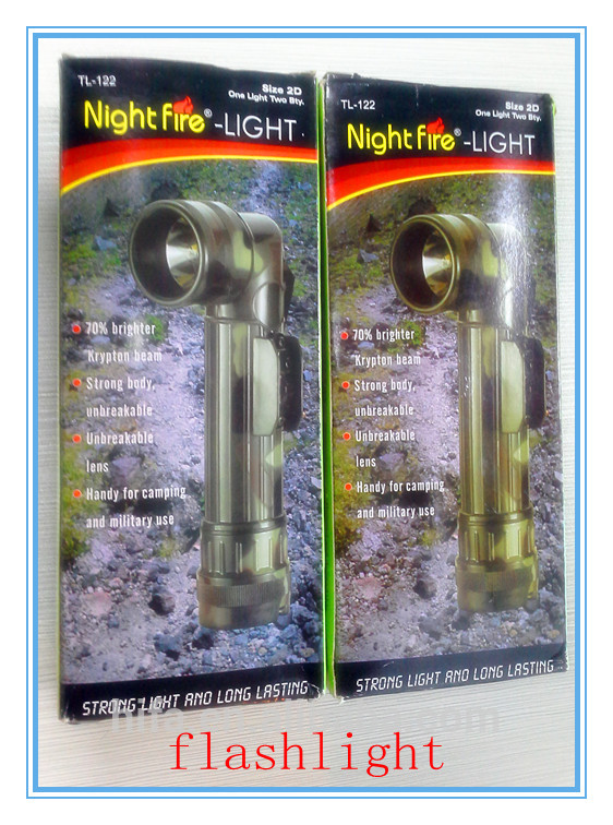R2 3 Color Mode Tactical Flashlight Night fire-Light