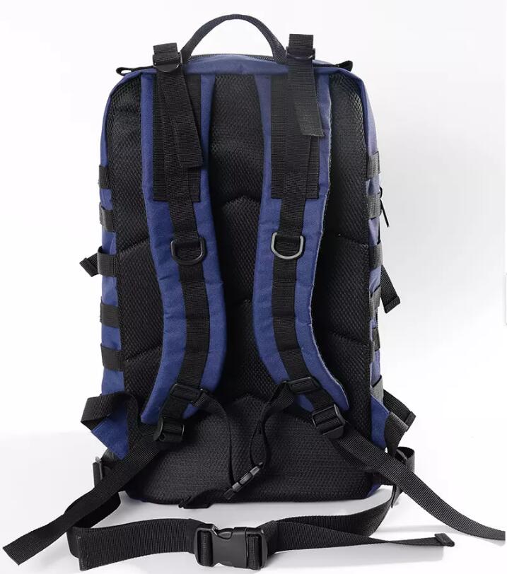 big capacity outdoor camping sport waterproof backpack blue hiking tactical backpack bag tactical bags anti theft backpack