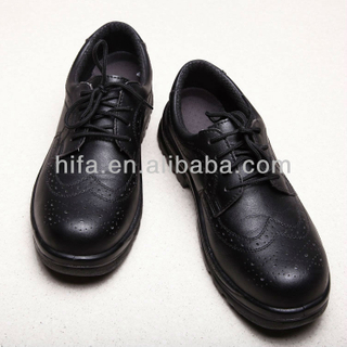black Leather Security Shoes Safety Shoes